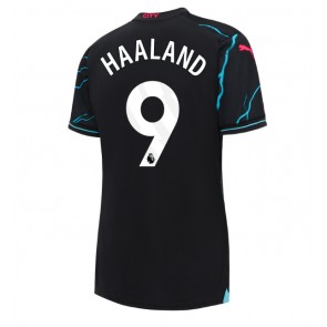 Manchester City Erling Haaland #9 Rezervni Dres za Ženska 2023-24 Kratak Rukavima
